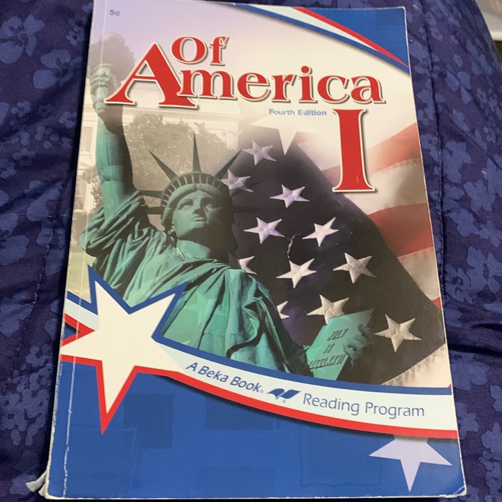 Of America Abeka reader copyright 2015 homeschool 4th edition 5th grade